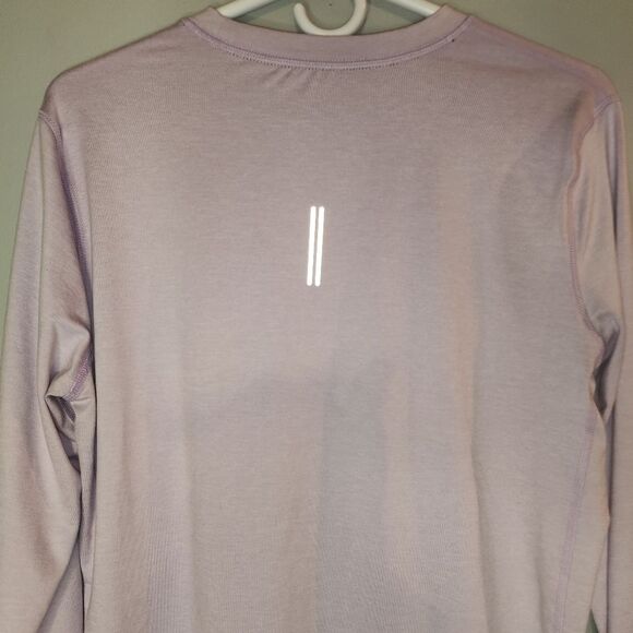 Nike Running Women's Reflective Long Sleeved Shirt Lavender Sz M - Picture 5 of 9